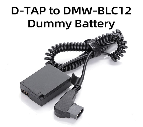 KingMa D-TAP DMW-BLC12 Dummy Battery for Panasonic DMC-G6, G7, GX8, FZ1000, FZ300