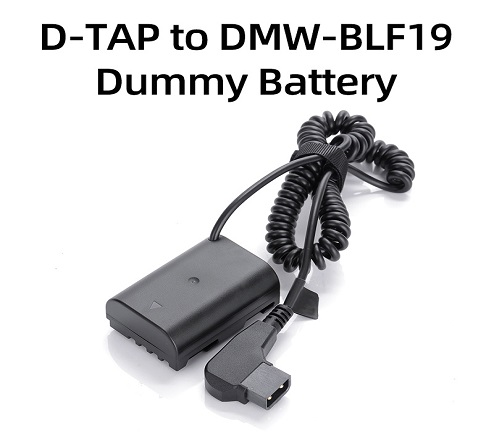 KingMa D-TAP DMW-BLF19 Dummy Battery for Panasonic DMC-GH3, GH4, GH5, GH5S