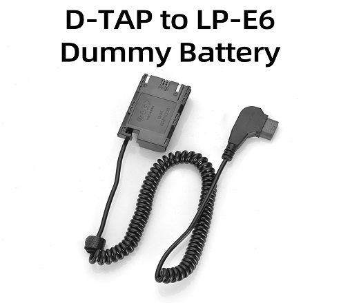 KingMa D-TAP LP-E6 Dummy Battery for Canon EOS 6D, 7D, 60D, 70D, 80D, 90D