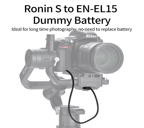 KingMa EN-EL15 Dummy Battery for Ronin S Compatible with Nikon D500 D600 D610 D700 D750