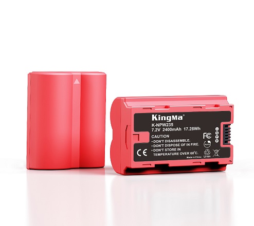 KingMa Digital 2400mAh Rechargeable NPW235 Camera Batteries Battery Pack For FUJI NP-W235 X-T4 X-H2s