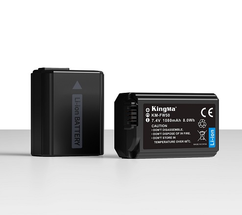 KingMa Camera Battery NP-FW50 For Sony A5000 A6300 A7R2 NEX-5T Camera