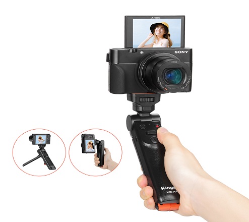 KingMa Wireless Vlogging Grip Shooting Camera Grip for Vlogger and Video Ideal for Vlogging Sony Camera