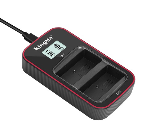 KingMa LCD Dual Charger for BLH-1