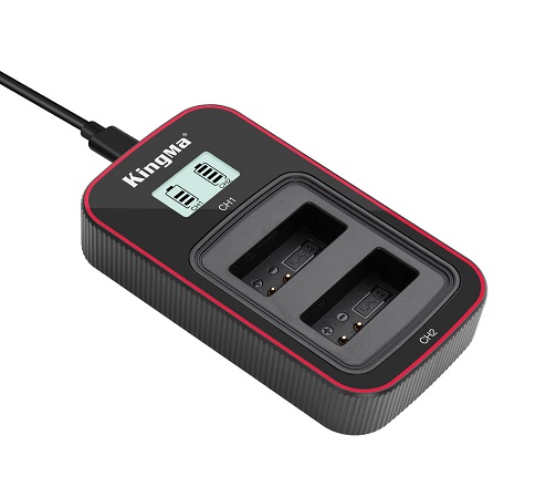 KingMa LCD Dual Charger for LP-E12