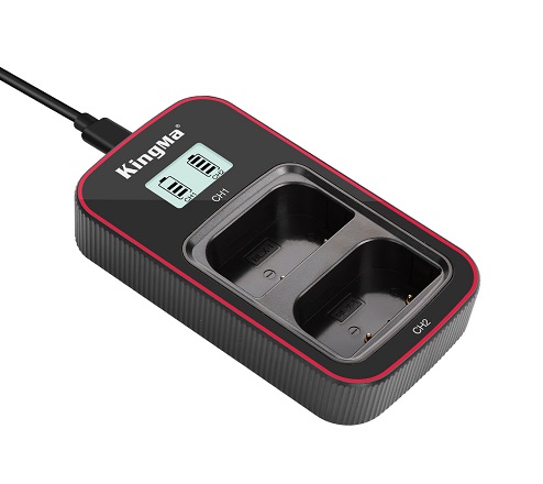 KingMa LCD Dual Charger for BLX-1