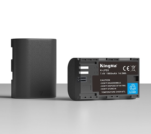 KingMa LP-E6 battery For Canon EOS 5D Mark IV Camera