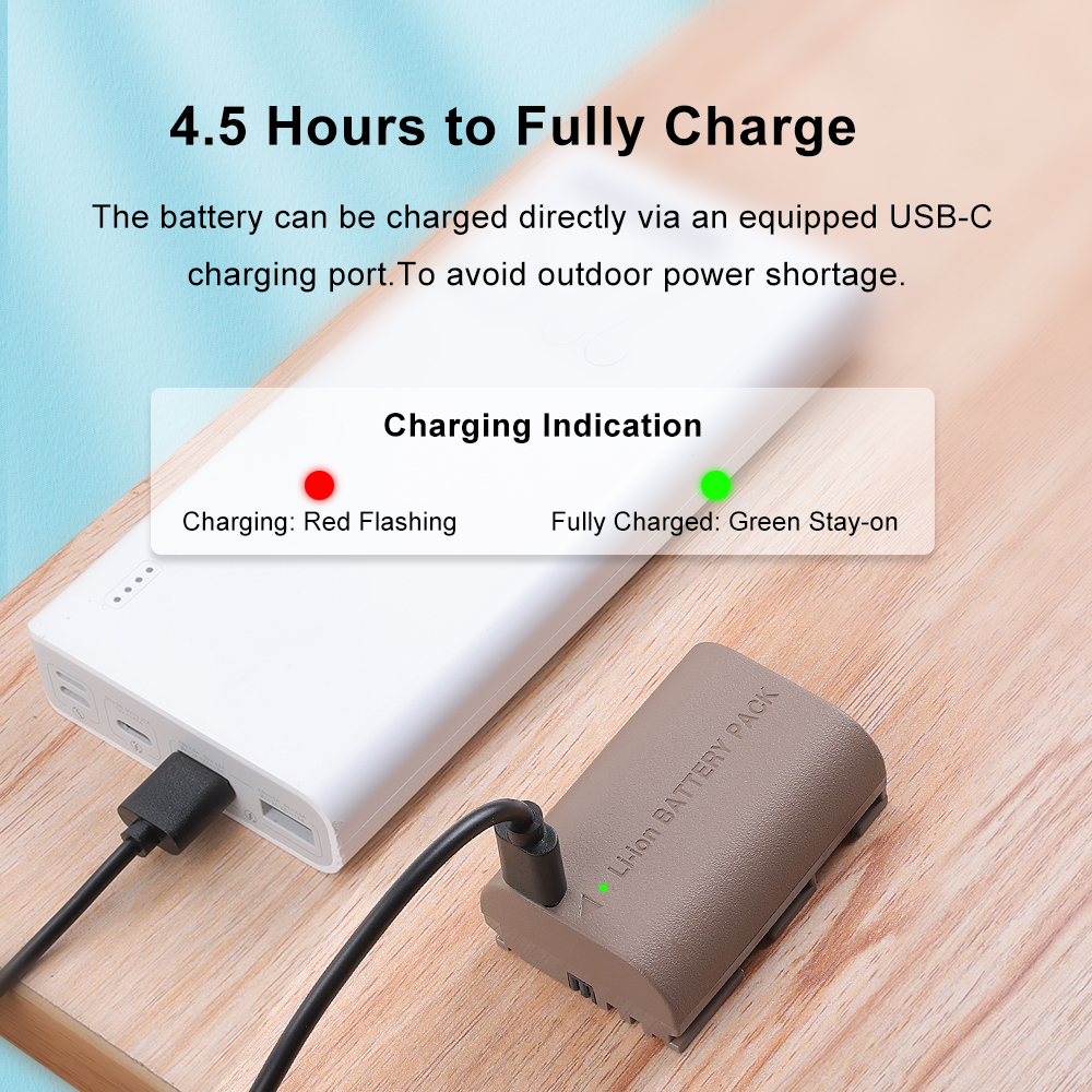 Câble Tressé USB C PD Type C Vers LP-E6 Pour Canon EOS 6D 7D 60D 70D 80D 90D R R5 R6 - 1.5m
