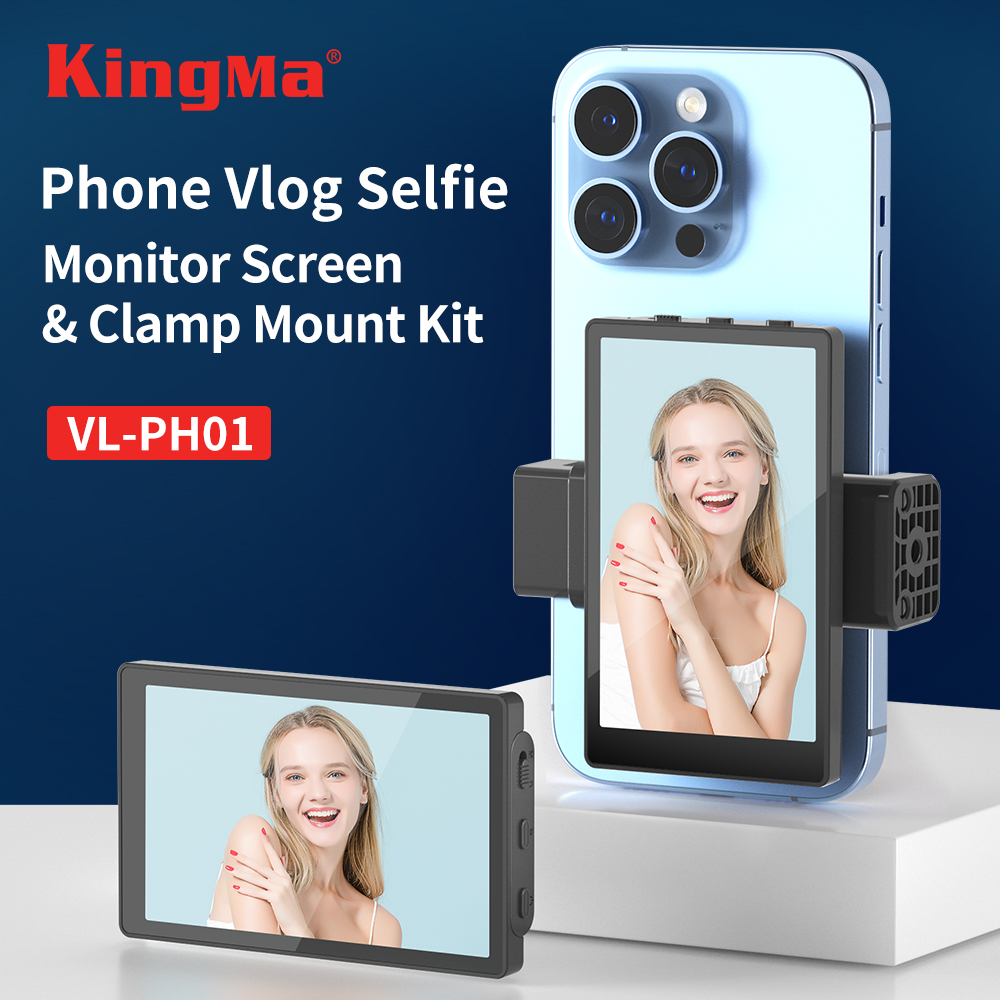 KingMa Smartphone Magnetic Selfie Vlog Flip Mirroring Screen